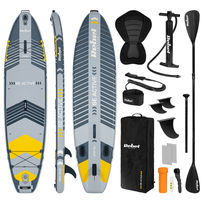 SET PLACA GONFLABILA STAND UP PADDLE SUP PRO REBEL ACTI [2]