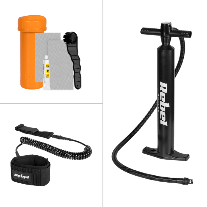 SET PLACA GONFLABILA STAND UP PADDLE SUP PRO REBEL ACTI [9]