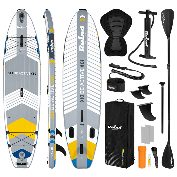 SET PLACA GONFLABILA STAND UP PADDLE SUP PRO REBEL ACTI [2]