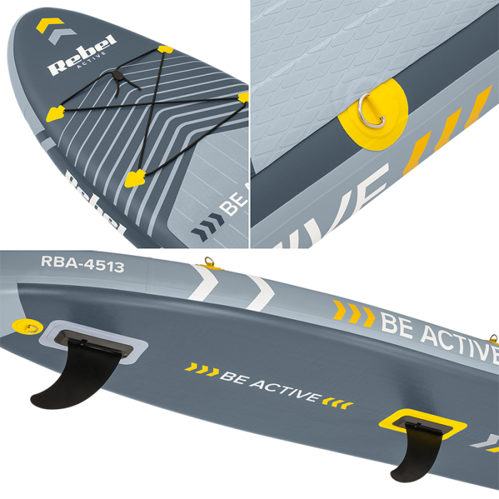 SET PLACA GONFLABILA WINDSURFING SUP 305X76X15 CM [5]