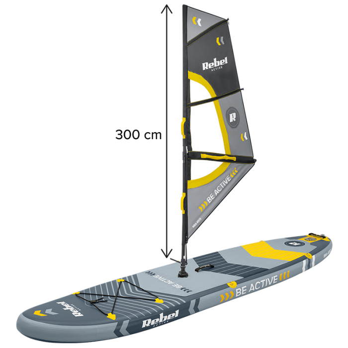 SET PLACA GONFLABILA WINDSURFING SUP 305X76X15 CM [9]