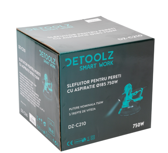 Slefuitor pereti cu aspiratie 750W, 180mm [2]