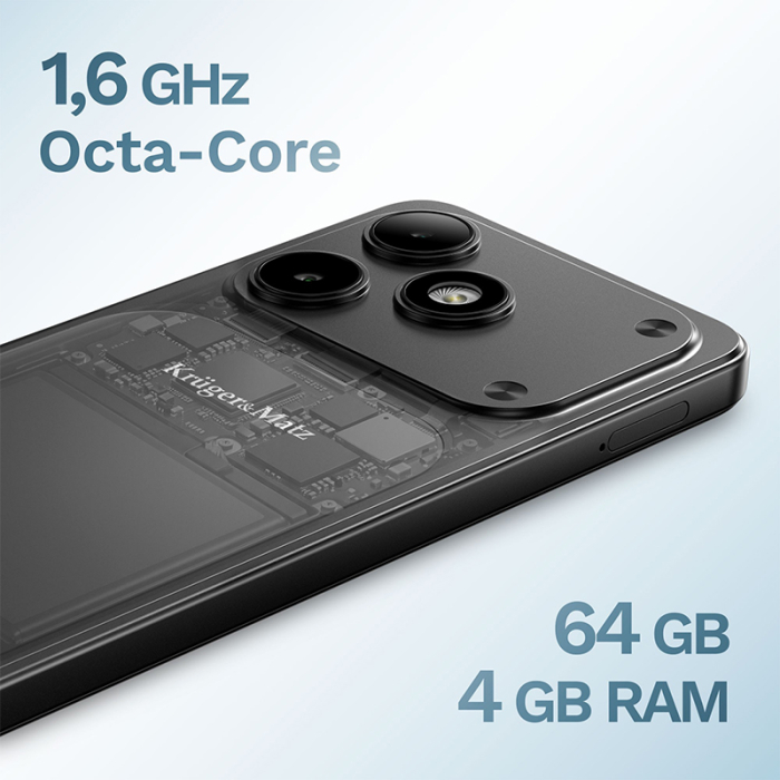 SMARTPHONE 4GB/64GB FLOW 12 NEGRU KRUGER&MATZ [15]