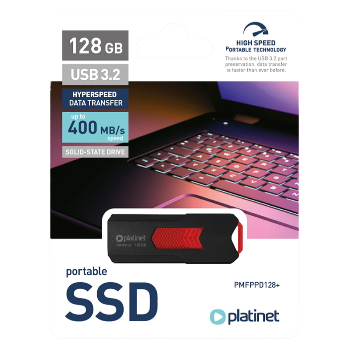 SSD DRIVE PORTABIL USB 3.2 MAX 400MB/S 128GB [3]