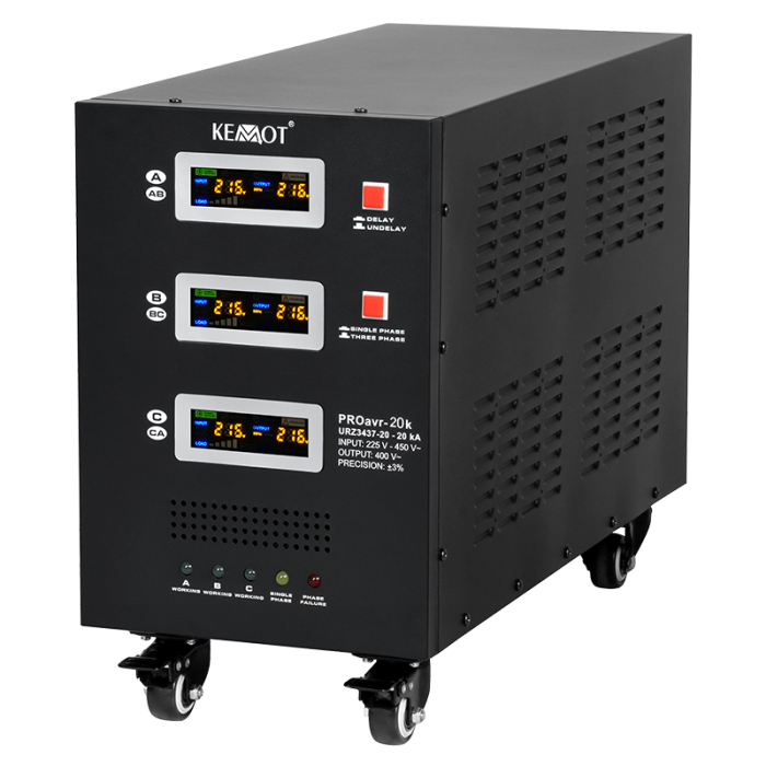 STABILIZATOR SERVOMOTOR TRIFAZAT 20KVA PROAVR-20K KEMOT [2]