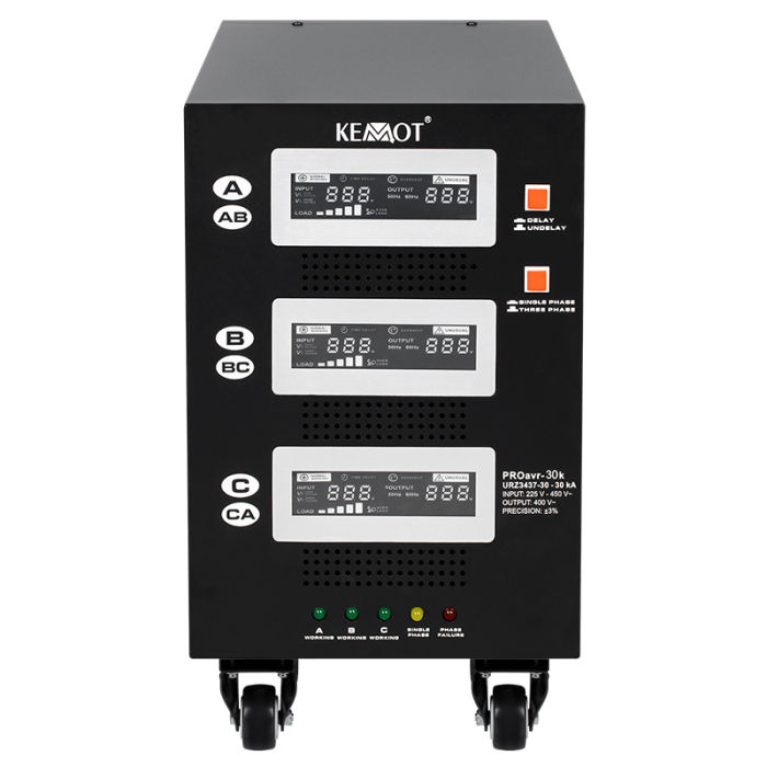 STABILIZATOR SERVOMOTOR TRIFAZAT 30KVA PROAVR-30K KEMOT [5]