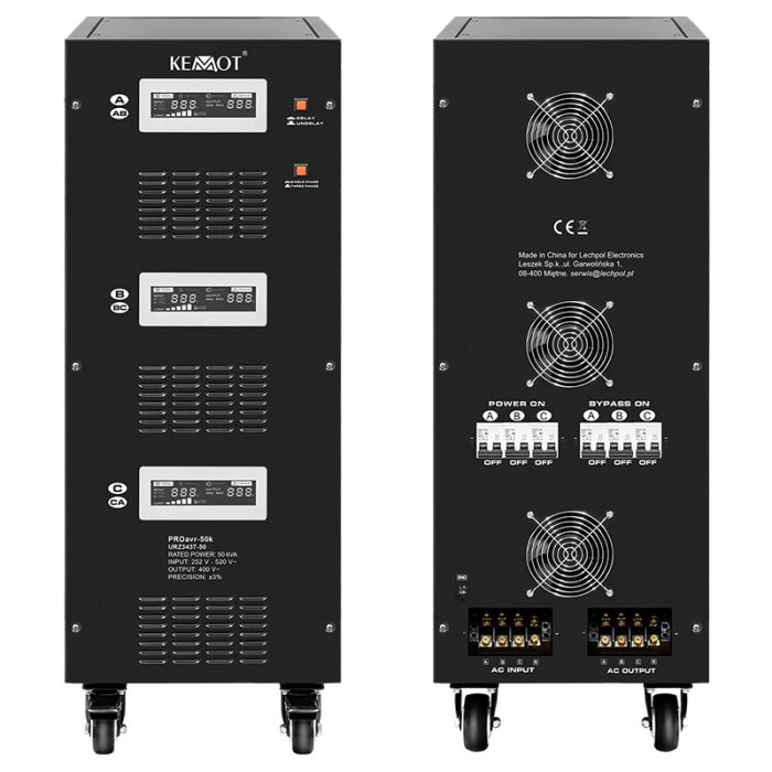 STABILIZATOR SERVOMOTOR TRIFAZAT 50KVA PROAVR-50K KEMOT [4]