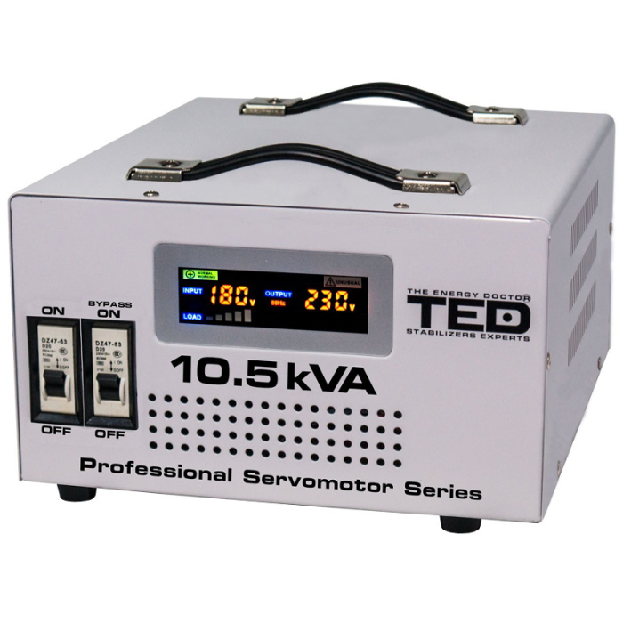 STABILIZATOR TENSIUNE SERVOMOTOR 10.5KVA TED [2]