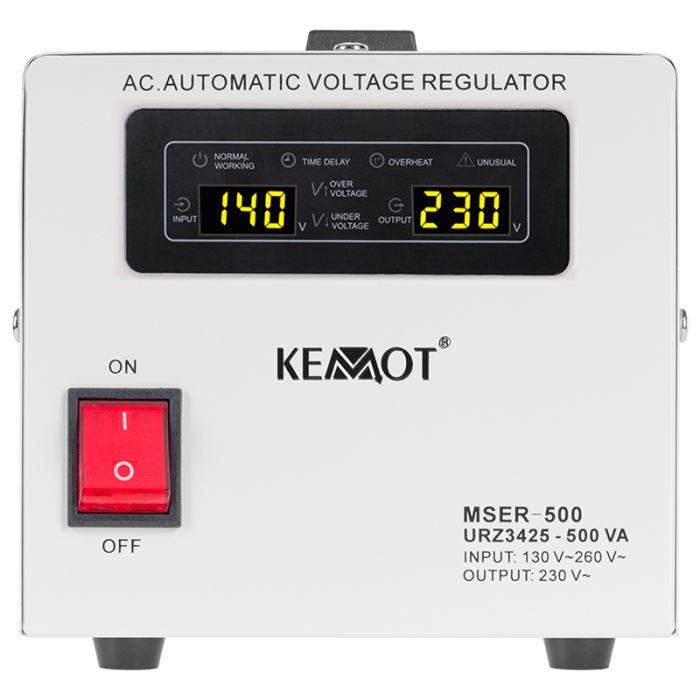 STABILIZATOR TENSIUNE SERVOMOTOR 500VA KEMOT [3]