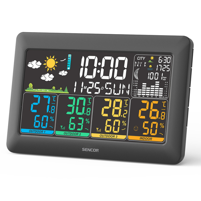 STATIE METEO 3 SENZORI WIRELESS SWS 6300 SENCOR [4]