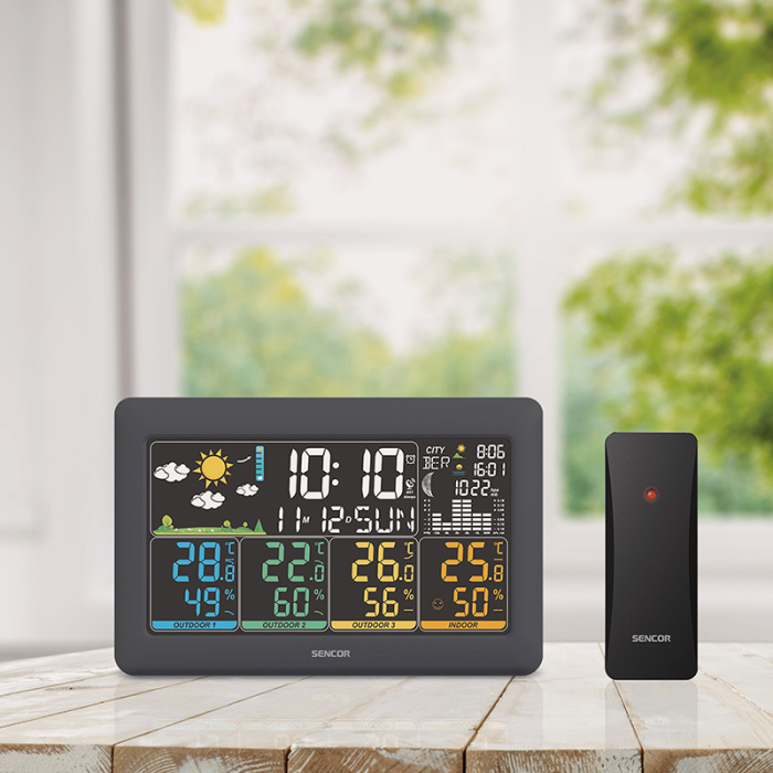 STATIE METEO 3 SENZORI WIRELESS SWS 6300 SENCOR [8]