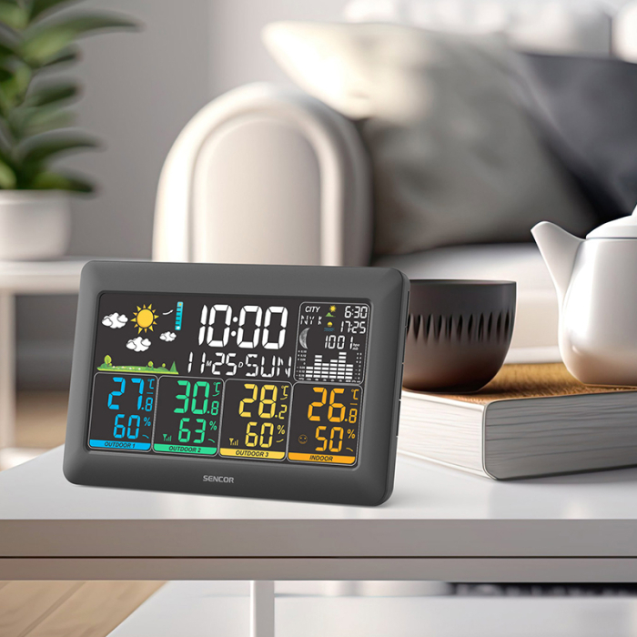 STATIE METEO 3 SENZORI WIRELESS SWS 6300 SENCOR [7]