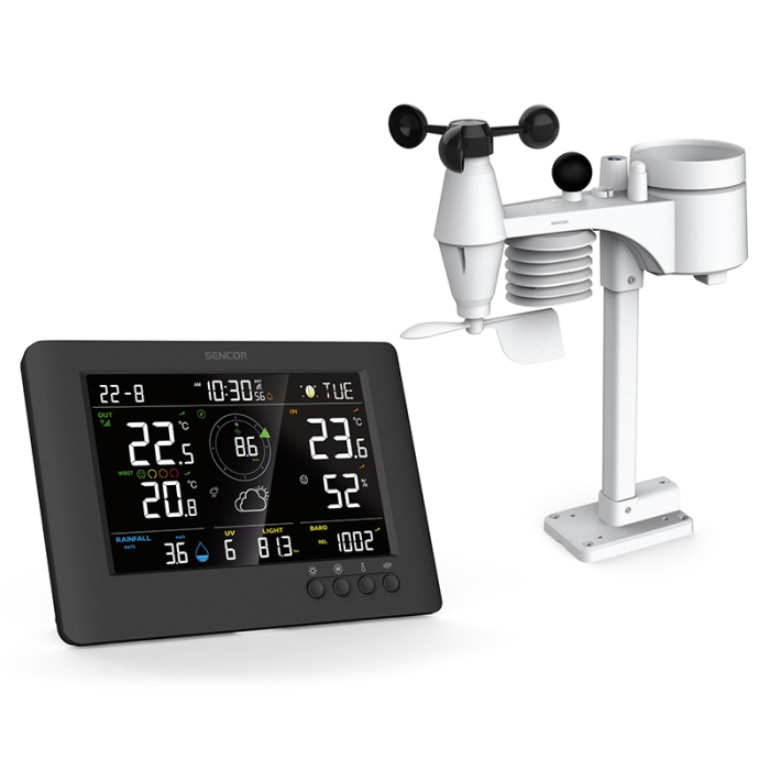 STATIE METEO PROFESIONALA WBGT WIFI 8 IN 1 SENCOR [4]
