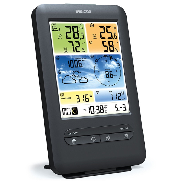STATIE  METEO PROFESIONALA WIFI SWS 9898 SENC [17]