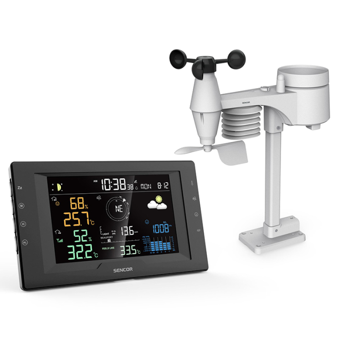 STATIE METEO PROFESIONALA WIRELESS 5 IN 1 SENCOR [4]