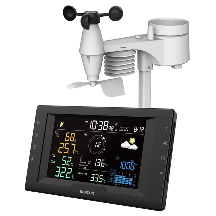STATIE METEO PROFESIONALA WIRELESS 5 IN 1 SENCOR [2]