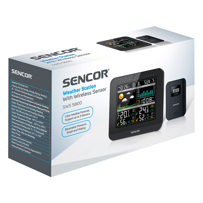 STATIE METEO WIRELESS SWS 5800 SENCOR [6]