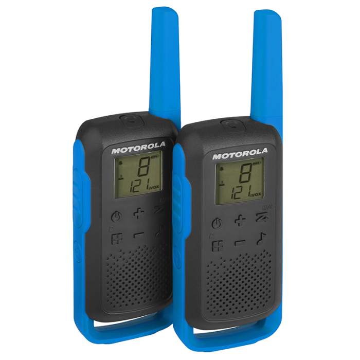 STATIE RADIO PMR SET 2 BUC T62 BLUE MOTOROLA [2]