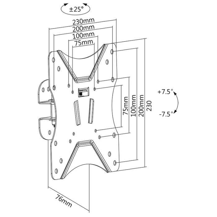 SUPORT LCD 23-42 INCH NEGRU [9]