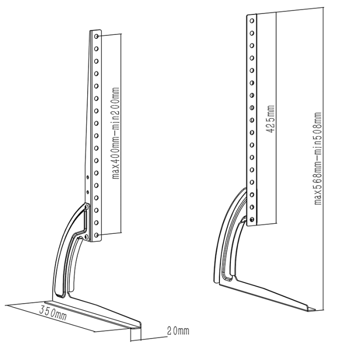 SUPORT LCD 27 -60 inch 40KG [6]