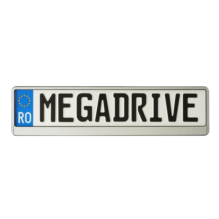 SUPORT NUMAR INMATRICULARE MEGA DRIVE CHROME 1 BUC [5]