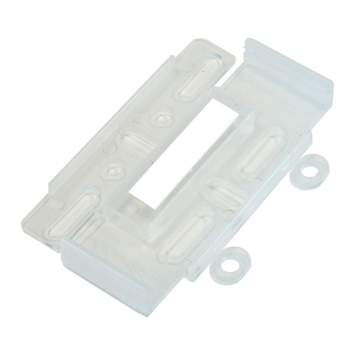 SUPORT NUMAR INMATRICULARE MEGA DRIVE FARA RAME SET 4 BUC (FATA + SPATE) TRANSPARENT [2]