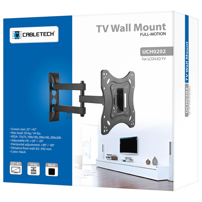 SUPORT TV DE PERETE 23-42INCH CABLETECH [4]