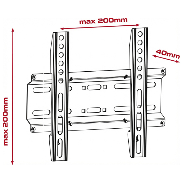 SUPORT TV UNIVERSAL 23-42 INCH 35KG [3]
