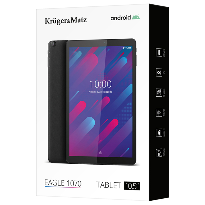 TABLETA 4G LTE 6GB 128GB ANDROID10 KRUGER&MATZ [9]