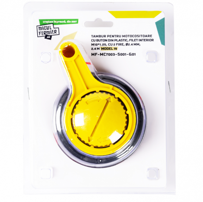 Tambur 2.4 mm Micul Fermier, buton plastic Model 19  MF-MC7003-S001-G01 [2]