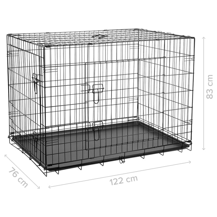 TARC METALIC PENTRU CAINI 122X76X83 CM REBEL ANIMALS [7]