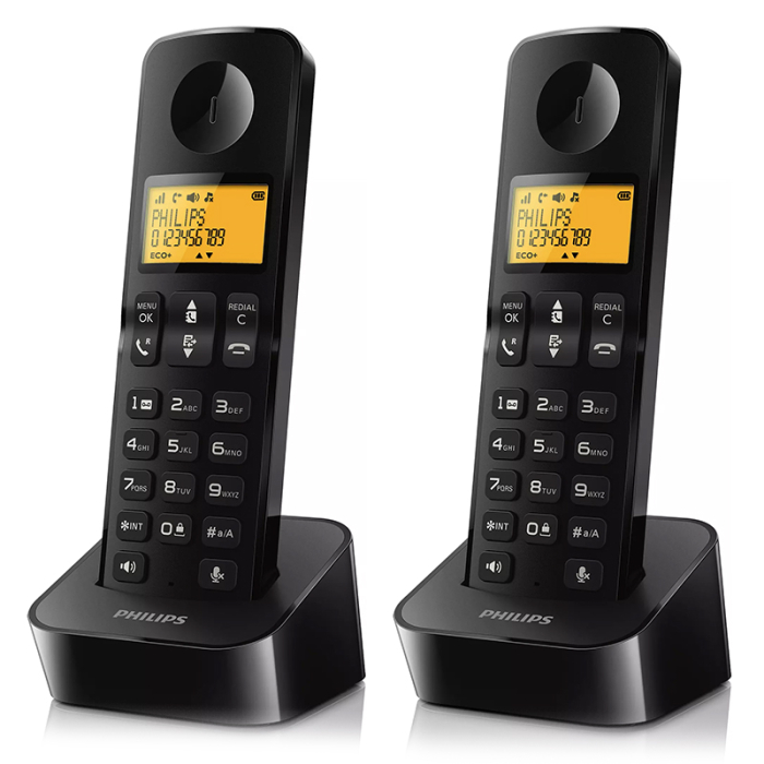 TELEFON DECT D2602 NEGRU PHILIPS [3]