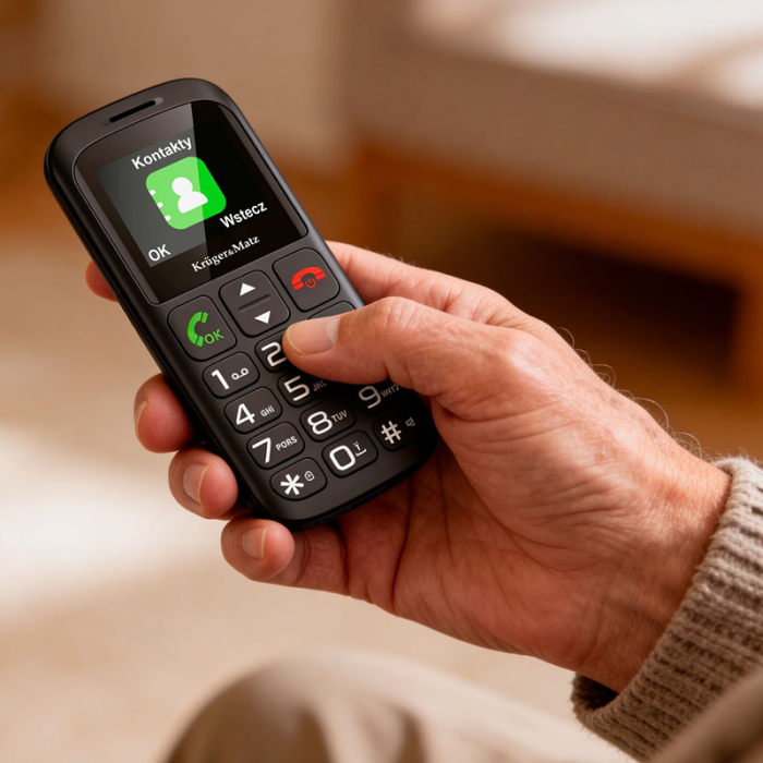 TELEFON GSM SENIORI BUTON SOS KRUGER&MATZ [4]