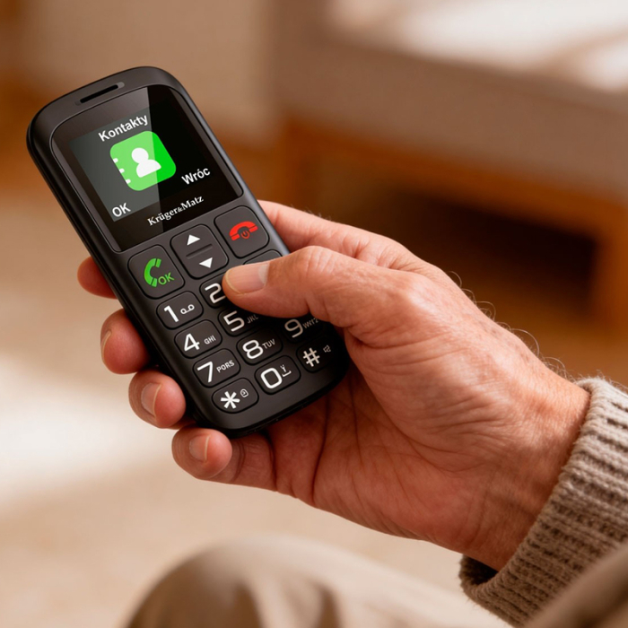 TELEFON GSM SENIORI BUTON SOS KRUGER&MATZ [3]