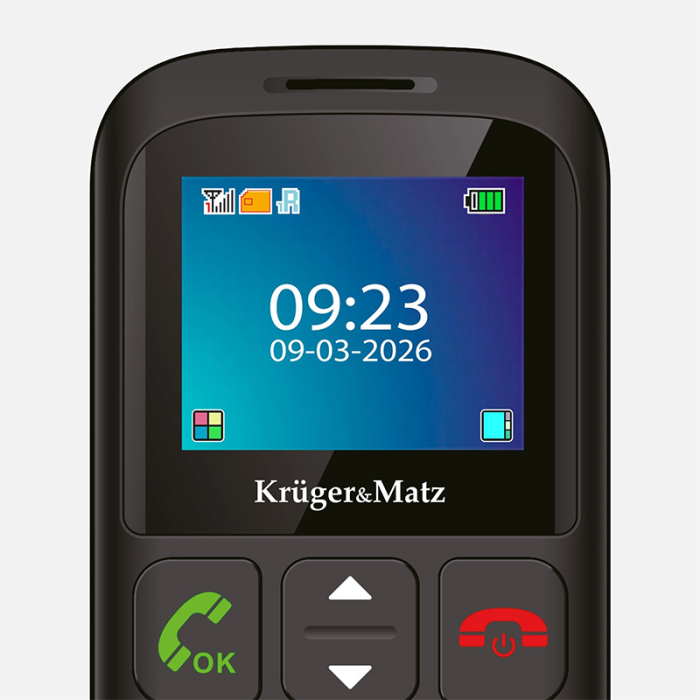 TELEFON GSM SENIORI BUTON SOS KRUGER&MATZ [9]