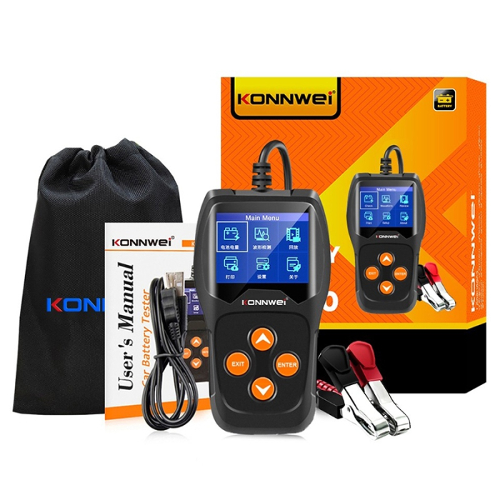 TESTER BATERII AUTO KW600 KONWEII [6]