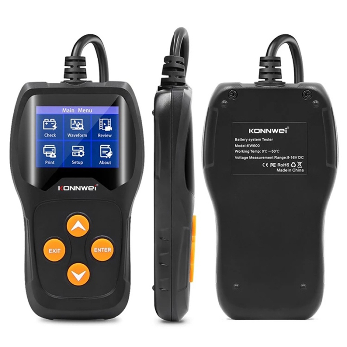 TESTER BATERII AUTO KW600 KONWEII [11]