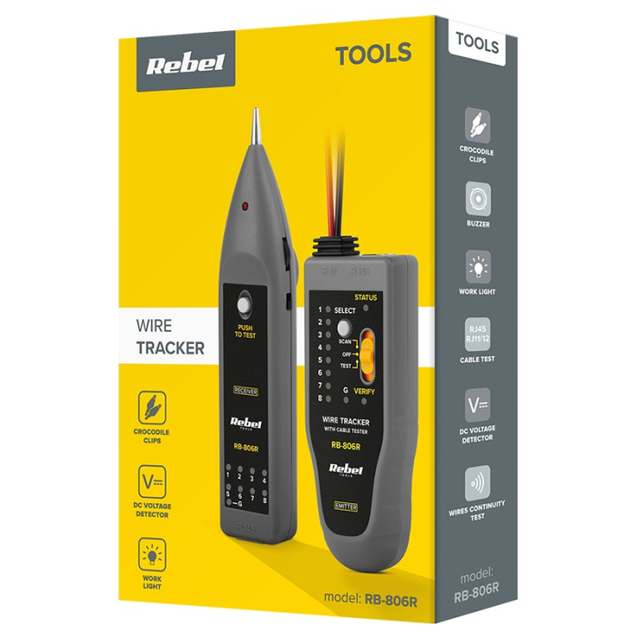TESTER CABLU CABLE TRACKER RB-806R REBEL [7]