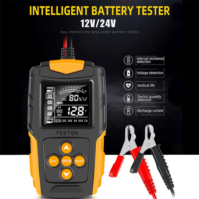 TESTER DIGITAL ACUMULATORI 12V / 24V [7]