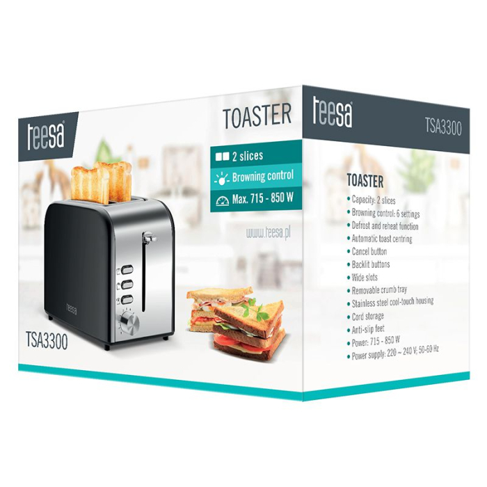 TOASTER 850W TEESA [5]