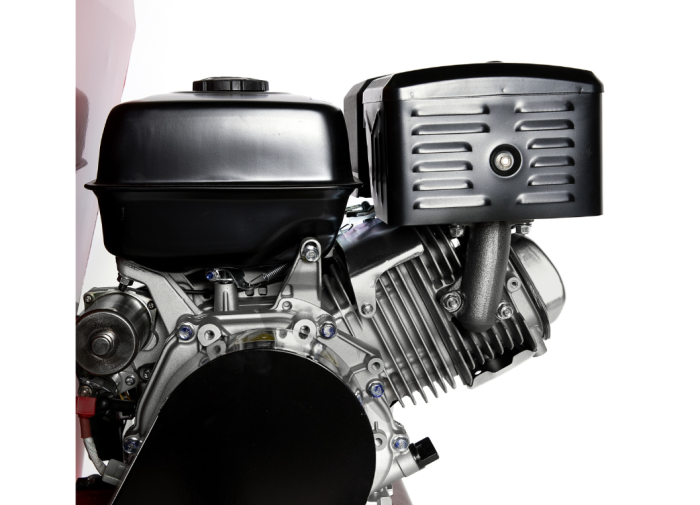 Tocator pentru crengi Micul Fermier, Ø100mm, motor benzina 15CP, pornire electrica, alimentare verticala, pentru rumegus [2]