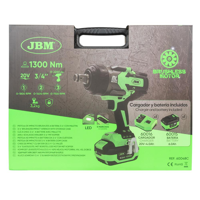 TRUSA CU CHEIE DE IMPACT ELECTRICA 3/4" 1300NM [5]