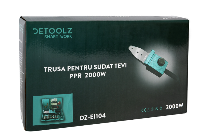 Trusa pentru sudat tevi PPR 2000W [3]