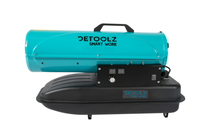 Tun de caldura pe motorina cu ardere directa Detoolz DZ-EI106 20KW, debit 600 mch rezervor 19 L [3]