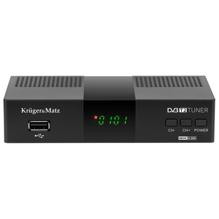 TUNER DVB-T2 H.265 HEVC KRUGER&MATZ [3]