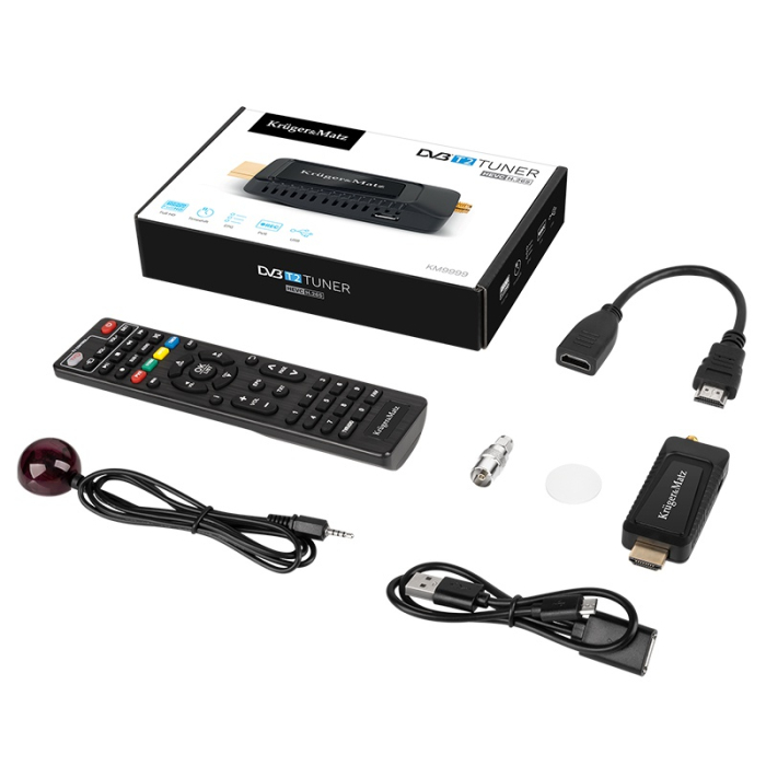 TUNER DVB-T2 HEVC H.265 HDMI KRUGER&MATZ [7]