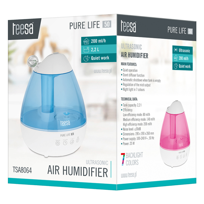UMIDIFICATOR ULTRASONIC PURE LIFE 50 TEESA [6]