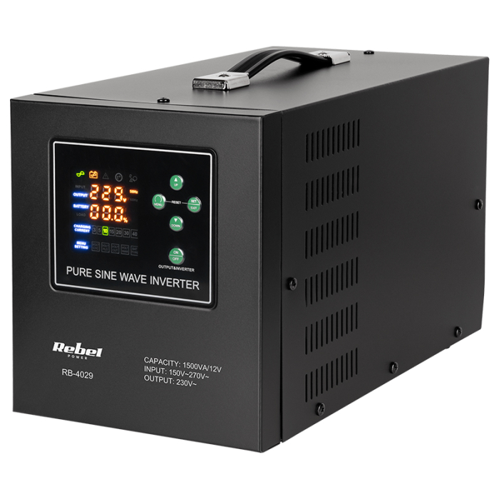 UPS CENTRALE SINUS PUR 1500VA 1050W 12V LIFEPO4 REBEL [2]