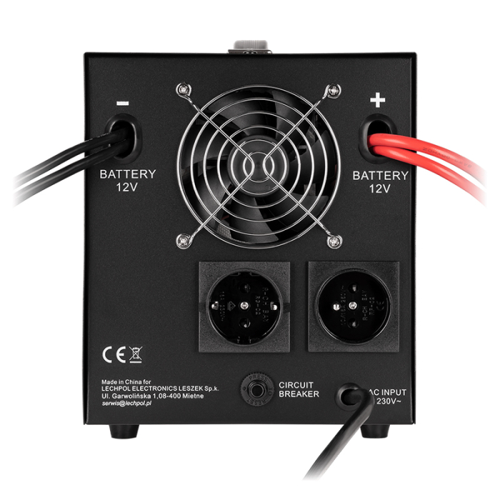 UPS CENTRALE SINUS PUR 1500VA 1050W 12V LIFEPO4 REBEL [5]