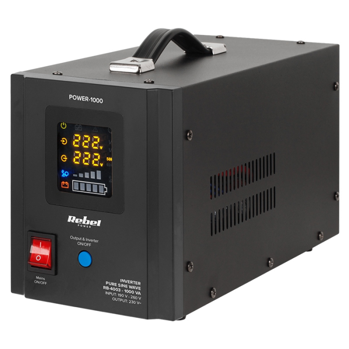 UPS CENTRALE TERMICE SINUS PUR 1000VA 700W 12V REBEL [2]